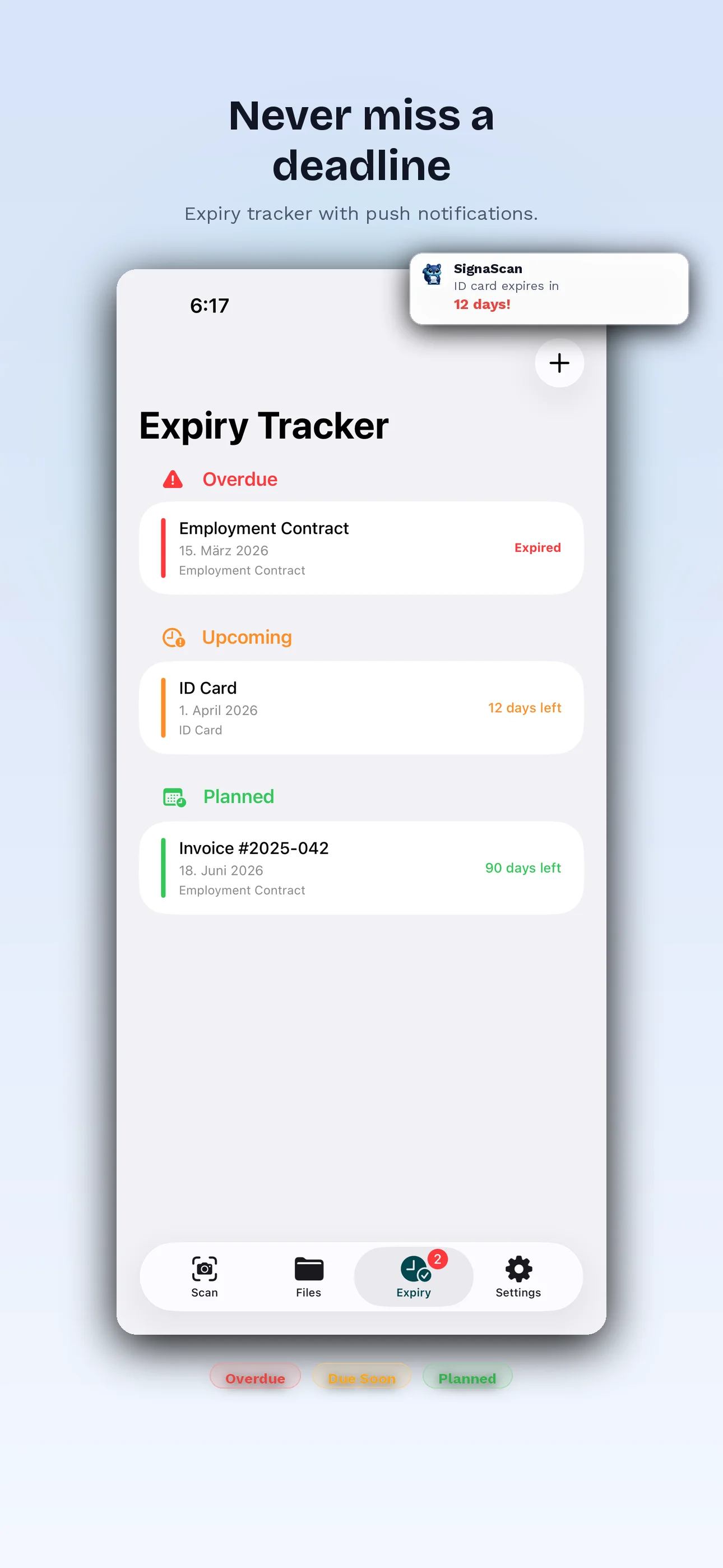 Dokumentenverwaltung und Ablaufverfolgung